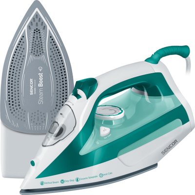 Hekur me avull Sencor SSI 6100GR, 2600W, pllaka qeramike, gri