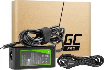 Karikues laptopi Green Cell Universal, USB‑C, 45W, i zi