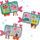 Libër banjoje për kalamaj SES Creative 13057 Animals, neopren, me bishta, shumëngjyrësh