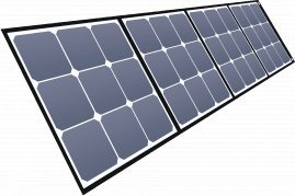 Panel diellor iForway SC200 GSF-200W, 200W, palosës, i zi