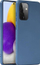 Këllëf telefoni Crong për Samsung Galaxy A72, silikoni, mikrofibër nga mrena, blu