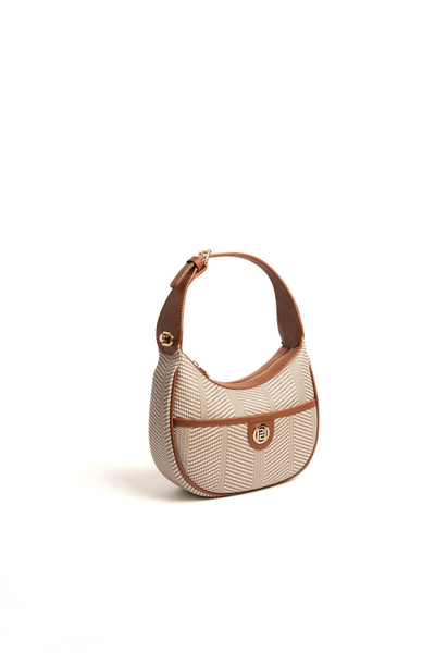 Çantë shpine Silver&Polo, krem/kafe
