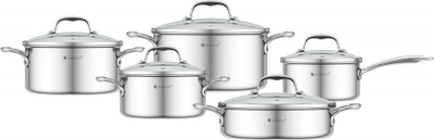 Set tenxhere Kassel SYDNEY (93038), 10 pjesë, të argjendta