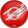 Top futbolli Avento Street Football Worldcup, madhësia 5, rreth 400 g, i kuq