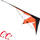 Fluturake Orion Kite Q2, 120x50cm, sportive me dy fije, portokalli