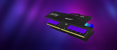Memorie RAM Kingston FURY 32GB 5200MT/s DDR5 CL40 DIMM (2 x 16 GB) Beast RGB