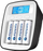 Karikues baterish EverActive NC-1000M, 4 kanale, ekran LCD, gri