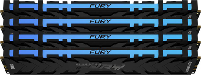Memorie Kingston Fury Renegade RGB, DDR4, 32 GB, 3600 MHz, CL16, KF436C16RBAK4/32