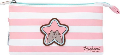 Kuti lapsash Pusheen Rose Collection, me tre xhepa, prej poliesteri, rozë pastel