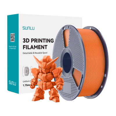 Filament 3D Sunlu PLA+ 2.0, 1.75mm, 1kg, portokalli