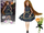 Kukull për kalamaj LeanToys Emily Fashion Show, 30 cm, gjymtyrë që lëvizin, me shumë ngjyra