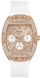 Orë për femra Guess Raven GW0105L3, e bardhë/ ari rozë