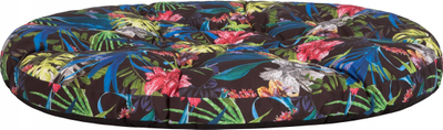 Jastëk kopshti Hobbygarden Cushion SOA, i rrumbullakët, motiv gjethe shumëngjyrëshe