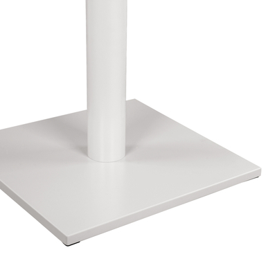 Bazë metalike për tavolinë HM438.02, 45x45x70cm, me rregullues, e bardhë matte
