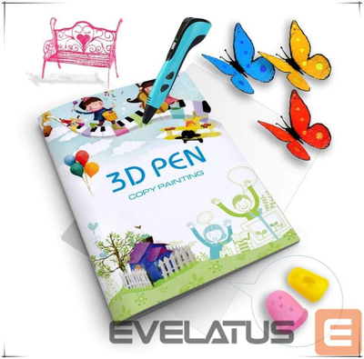 Libri me shabllone për stilolapsin 3D iLike S5, 22 modele