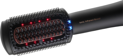 Furçë drejtimi flokësh Concept ELITE VH6040, 550W, Ionic Infrared, e zezë kafe