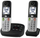 Telefon fiks pa tel Panasonic KX-TGU432, sekretari telefonike, ekran 2.1", zi argjendt