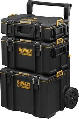 Kuti veglash Dewalt DWST83402-1, me rrota, dorezë teleskopike, e verdhë