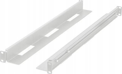 Udhëzues montimi për kabinet rack 19" Lanberg, rrëshqitës 650-1090mm, gri
