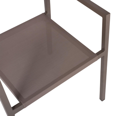 Kolltuk alumini profesionale, back ratan, 55,5×58,5×83 cm (HM5893.03)