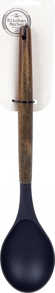 Lugë kuzhine acacia, druri natyral, material termoplastik, kafe
