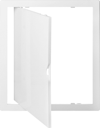 Derë inspektimi plastike Virone ID 25x30 cm, ABS, e bardhë