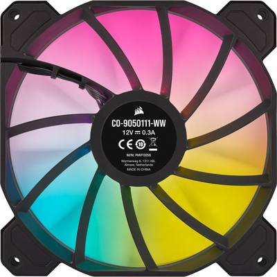 Ventilator kase Corsair SP140 RGB ELITE, 140mm, RGB, i zi