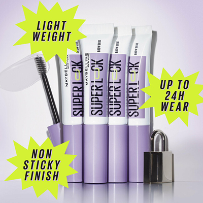 Xhel për vetulla Maybelline Super Lock Eyebrow Fixing Gel, 8 g