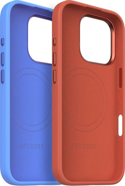 Mbulesë telefoni Decoded Backcover Stacks, silikon, MagSafe, për iPhone 16 Pro, portokalli