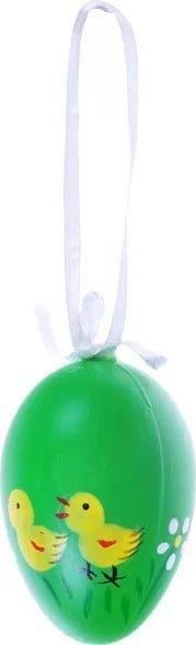 Vezë plastike dekor për Pashkë, set me 6 copë, 6 cm, me ngjyra të ndryshme