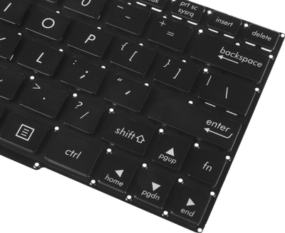 Tastierë laptopi Green Cell KB283US për Asus Transformer Book T100A, T100CHi, T101H, T101HA, layout US, e zezë