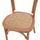 Karrige druri Vjenë natyrale 45×54×89 cm (HM8644.01)