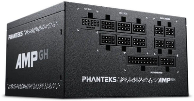 Furnizues energjie Phanteks AMP GH 1000W Platinum, ATX 3.1, plotësisht modular, i zi