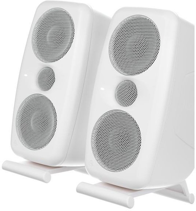 Monitorë studio IK Multimedia iLoud MTM MKII, çift aktiv, kompakt, të bardhë