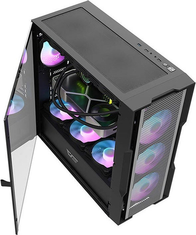 Kasë Darkflash DK431 Mesh, Midi Tower