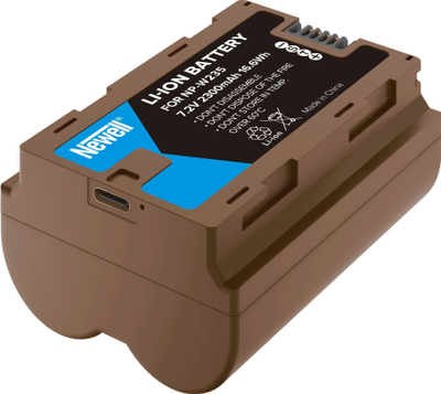 Bateri Newell NP-W235 për Fujifilm, 2300mAh, USB C, e zezë