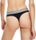 Mbathje për femra Tommy Hilfiger Thong, XL, të zeza