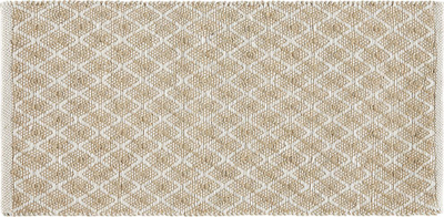 Tapet Beliani AKBEZ, 50x80 cm, juta, bezhë e çelët krem