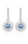 Vathë për femra Silver Cat SC490, të argjendtë/kaltër