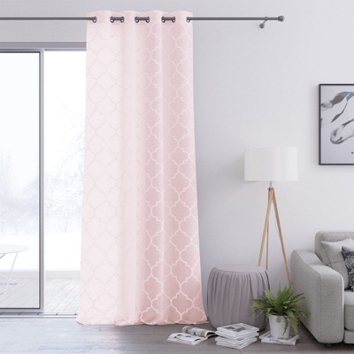 Perde AmeliaHome Delva Pleat, 140 x 250 cm, rozë pastel