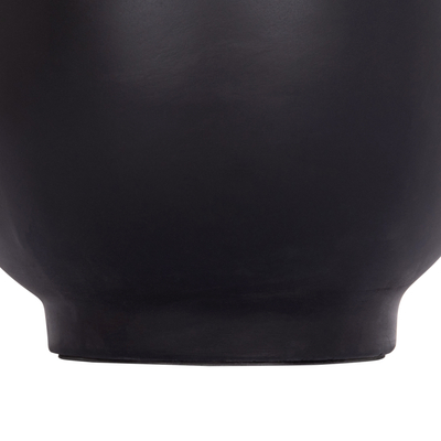 Vazo dyshemeje dekorative LINTER HM4662.01S, Fiber Cement, 60cm, e zezë