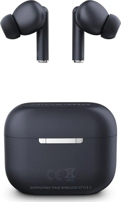 Kufje pa tela Energy Sistem Earphones True Wireless Style 2, Bluetooth 5.0, me kuti karikimi, blu navy