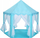 Çadër loje B22K Tent House Palace for Princess, për fëmijë, për brendësi dhe kopsht, rozë dhe blu