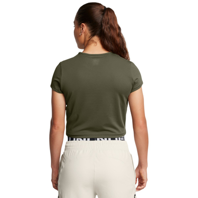 Женска спортска блуза Under Armour Meridian Baby Tee, 4Way Stretch, брзо сушење, маслинесто зелена