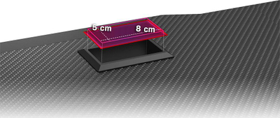 Tavolinë Ultradesk Atomic, 139x74 cm, e zezë