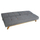 Divan-Shtrat 3 ulëse, 184×78×75 cm (HM3012), gri