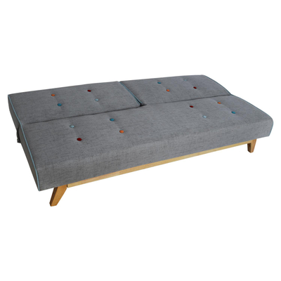 Divan-Shtrat 3 ulëse, 184×78×75 cm (HM3012), gri