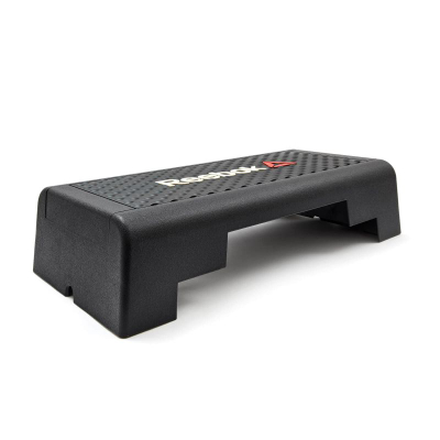 Step aerobik Reebok RAP-10150, lartësi e rregullueshme, sipërfaqe antirrëshqitëse, gri