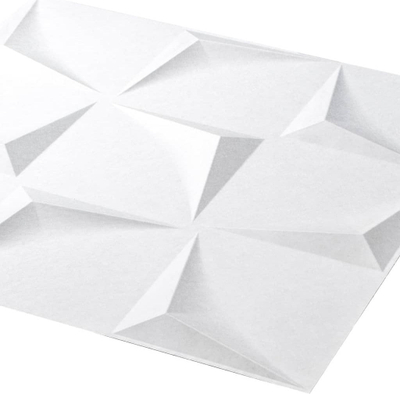 Panele muri WallArt Lumarko 3D Beau 3D, GA-WA28, 12 copë, të bardha