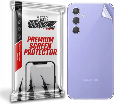 Folie mbrojtëse për pjesën e pasme GrizzGlass SatinSkin Samsung Galaxy A54, sateni, transparente